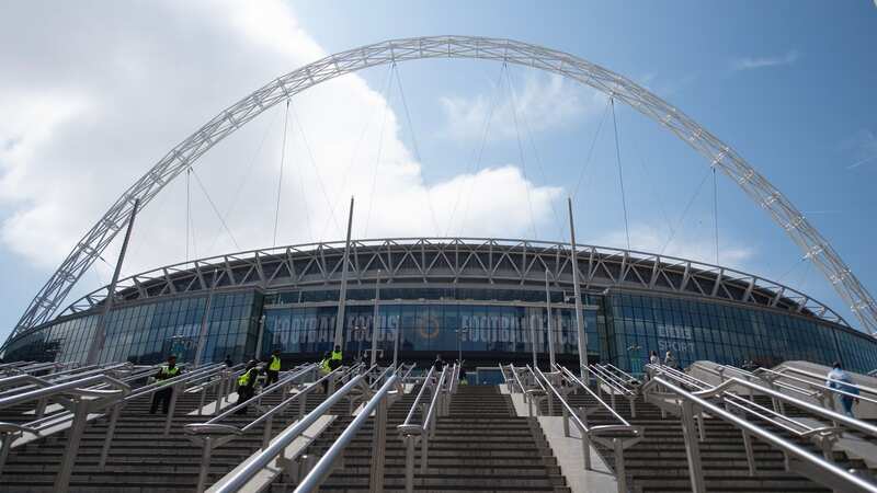 The Wembley arch will not be lit in the colours of Israel
