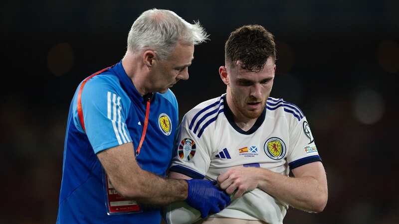 Scotland provide Andy Robertson injury update after defender forced off in Spain