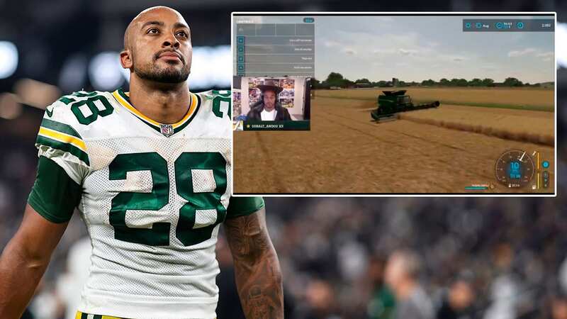 Green Bay Packers running back AJ Dillon was spotted by fans live streaming a farming video game this week (Image: Michael Owens/Getty Images)
