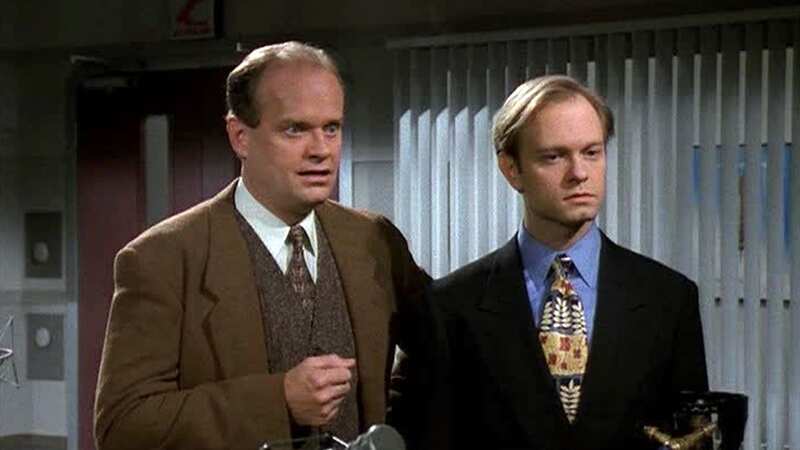 Kelsey Grammer and David Hyde Pierce as Frasier and Niles Crane (Image: CBS via Getty Images)