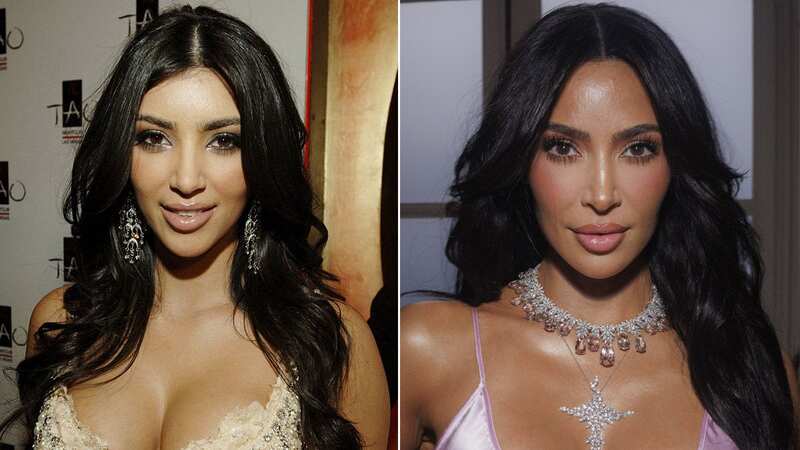 Kim has seemingly changed in appearance over the years