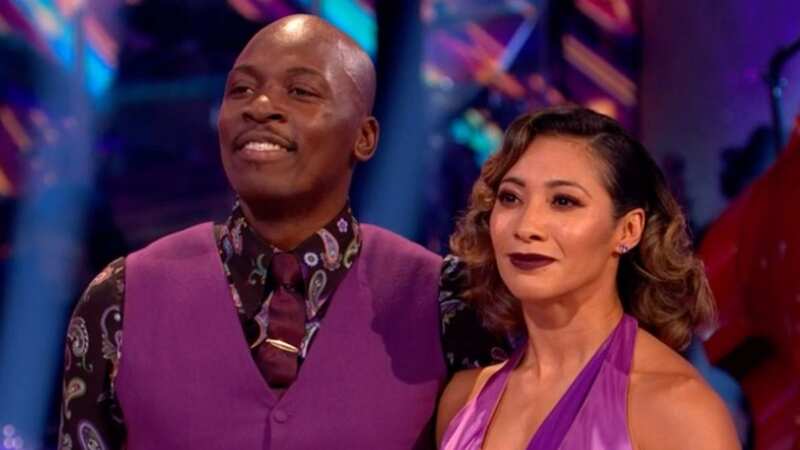 Strictly fans spot Karen Hauer putting on a brave face hours after husband split