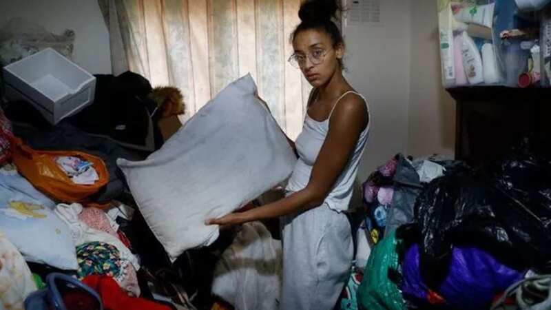 Natasha Hodgkinson, 24, lives in a flat in Sydenham that she says has had mould issues for the past five years (Image: Facundo Arrizabalaga/MyLondon)