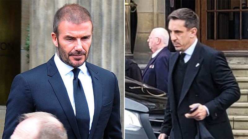 David Beckham has travelled to Scotland to attend Lady Cathy Ferguson