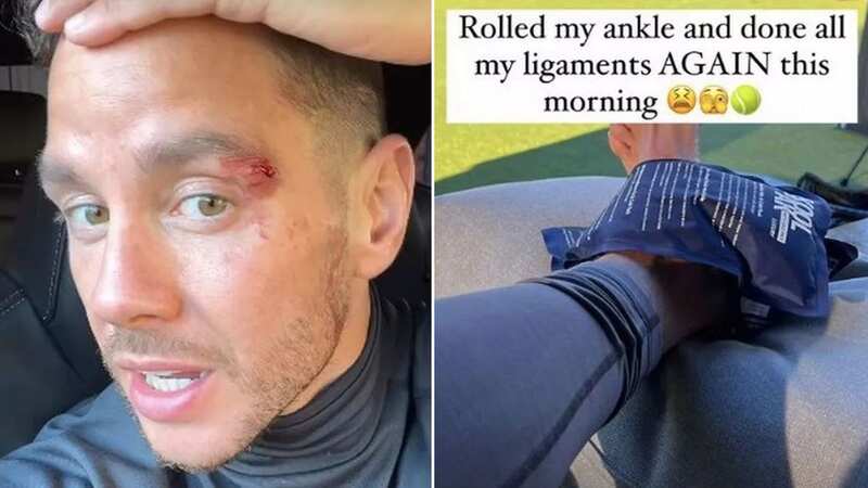 Scott Thomas shows off bloodied face after nasty accident and vows to slow down