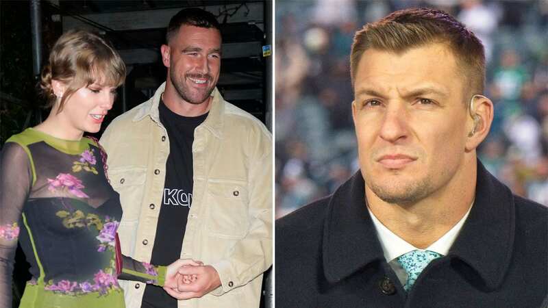 Rob Gronkowski is pleased to see pal Travis Kelce and Taylor Swift