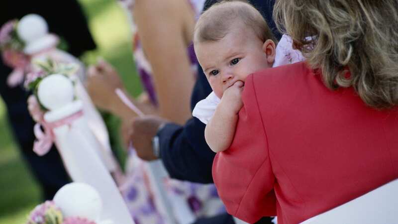 The sister of the bride wanted her newborn son at the wedding with her STOCK PIC (Image: Getty Images)