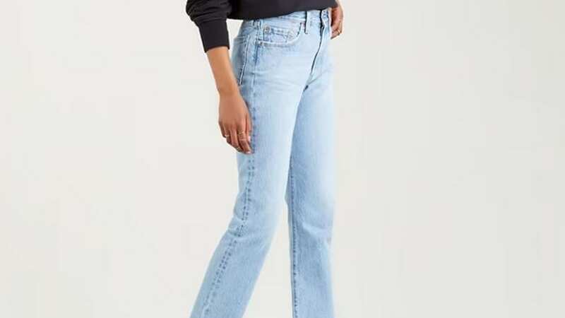 Jeans, like the iconic and original 501 Levi
