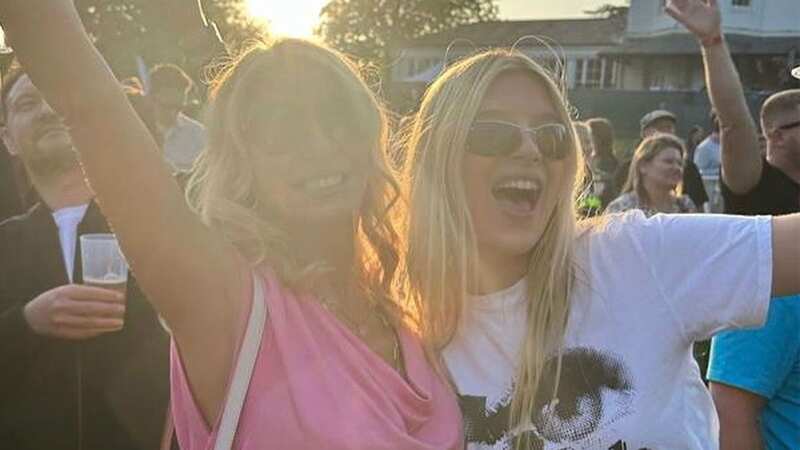 Tess Daly wows fans as she poses alongside lookalike teenage daughter at music festival (Image: Instagram)