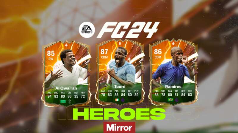 EA FC 24 Hero SBC: every UT Hero card you can get from the max 87 pack (Image: EA SPORTS)