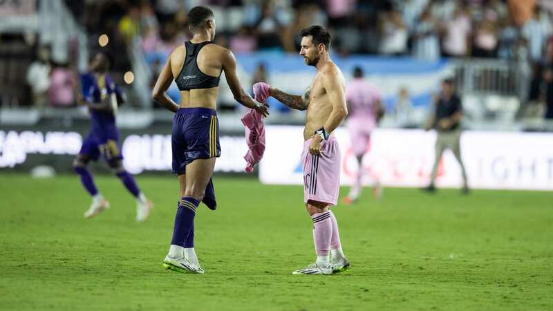 Lionel Messi does lots of shirt swapping but is rarely the one requesting these exchanges
