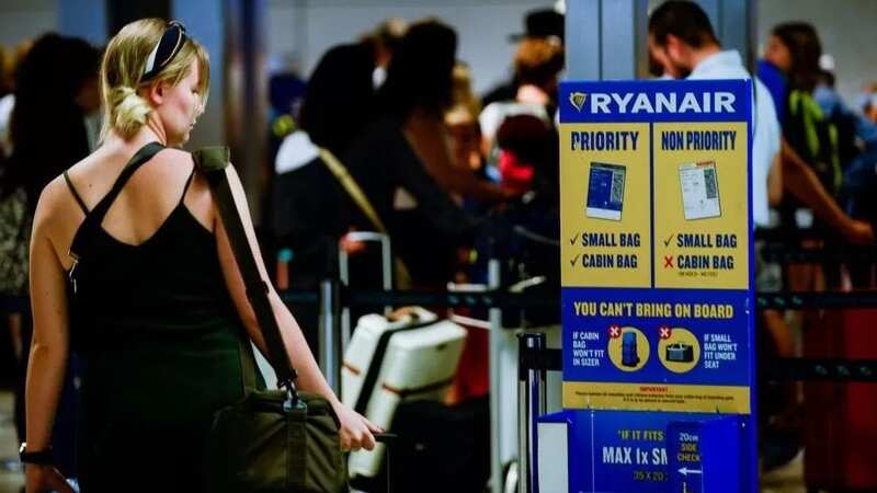 Ryanair has strict size restrictions for cabin bags (Image: Getty)