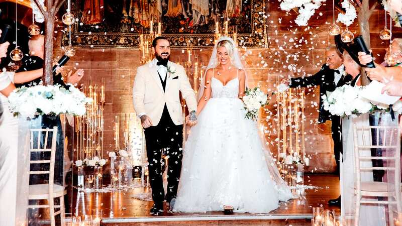 Ray Quinn married new wife Emily Fletcher in a stunning ceremony in a castle surrounded by family and friends (Image: OK! Magazine / Chelsea White)