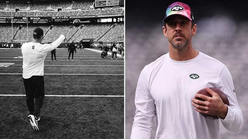 Aaron Rodgers is recovering from an Achilles tendon injury (Image: Sarah Stier/Getty Images)