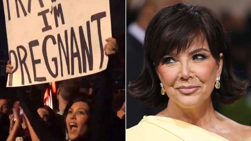 Kris was shocked to see Kourtney was pregnant