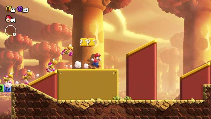 The vibrant animation Super Mario Bros. Wonder makes it a joy to look at (Image: Nintendo)