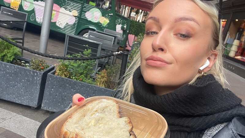 Layla tried the £28 sandwich for herself (Image: Layla Nicholson/Daily Star)
