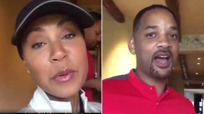 Footage of Will Smith urging wife Jada Pinkett Smith not to 