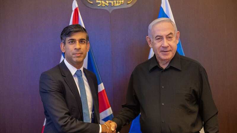 British Prime Minister Rishi Sunak met Israeli Prime Minister Benjamin Netanyahu in Jerusalem (Image: Simon Walker/EPA-EFE/REX/Shutterstock)