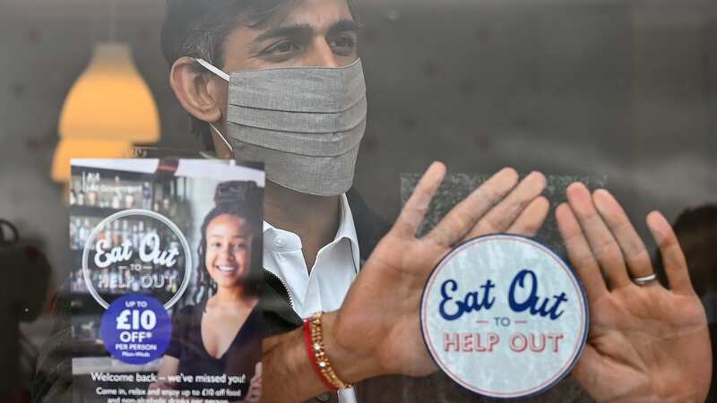 Rishi Sunak launched his Eat Out to Help Out scheme, which allowed people to visit restaurants at discounted prices, in summer of 2020 (Image: PA)