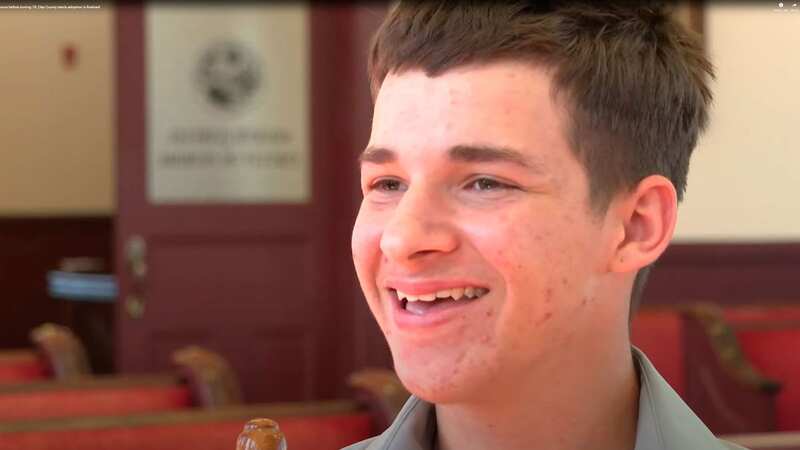 Roman was delighted to be adopted just in time before he turned 18 (Image: First Coast News)