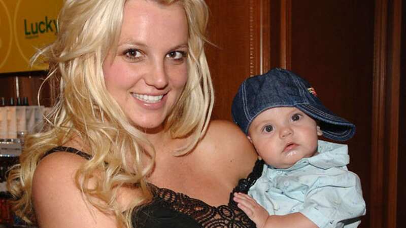 Britney Spears and son Sean Preston