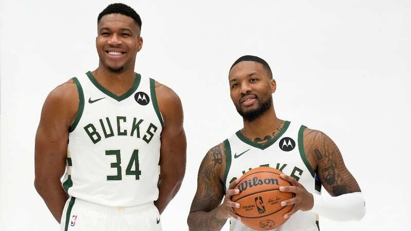 Giannis Antetokounmpo called on the Milwaukee Bucks to move for a superstar - and they added Damian Lillard ahead of the 2023-24 NBA season (Image: AP)