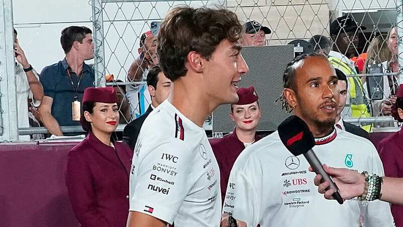 Mercedes F1 drivers Lewis Hamilton and George Russell (Image: Hasan Bratic/picture-alliance/dpa/AP Images)