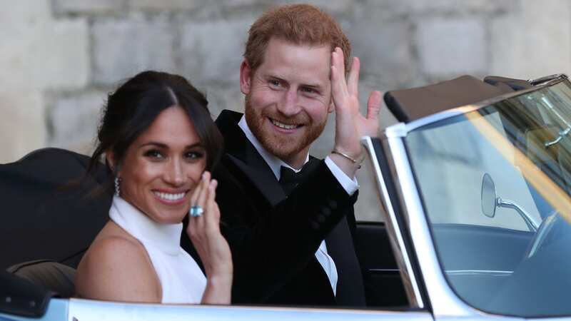 Harry and Meghan included a touching tribute to Princess Diana at their wedding (Image: POOL/AFP via Getty Images)