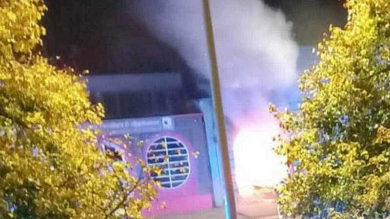 Popular nightclub in flames as firefighters scramble to put out blaze