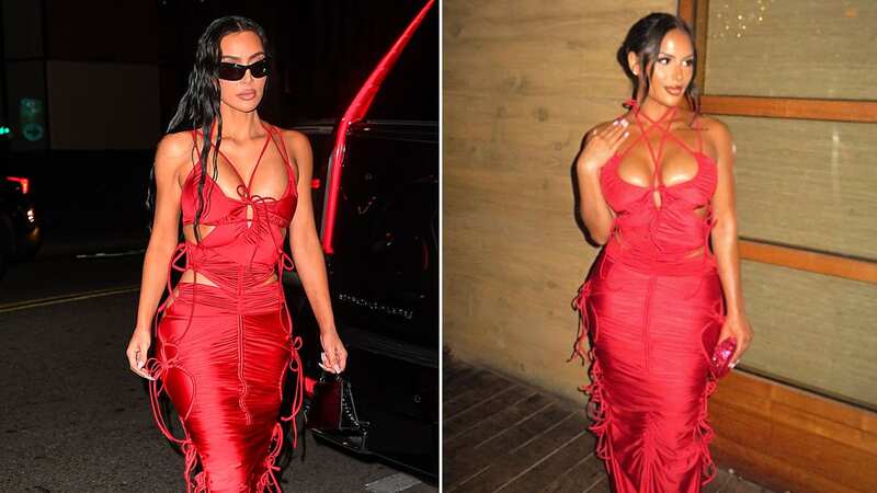 Kim Kardashian wears completely identical dress to Kanye West’s ex-lover