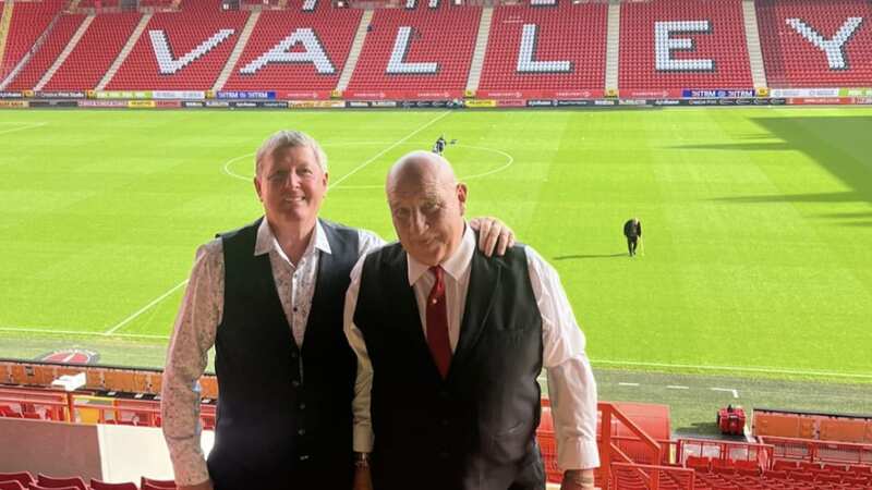 Dave Courtney enjoyed a day of hospitality in the south London stadium (Image: Facebook)