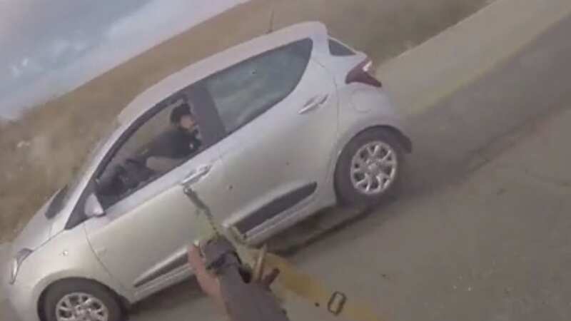 Moment Hamas gunmen attack civilians in surprise attack released by Israelis