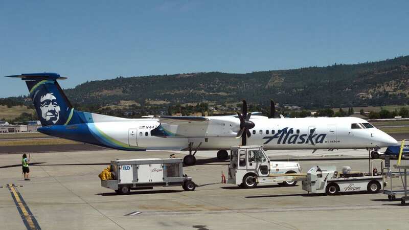 The off-duty pilot was on board an Alaska Airlines Horizon Air plane when he attempted to shut down the engines (Image: Getty Images)