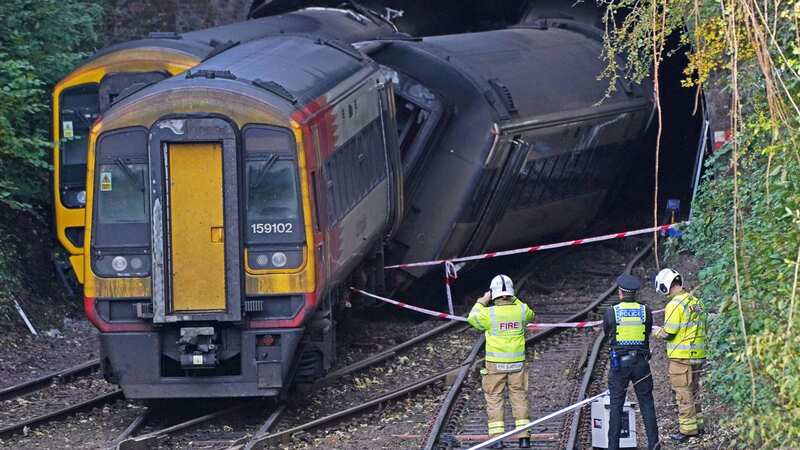 The Salisbury Tunnel Junction crash in October 2021 left 14 people injured (Image: PA)