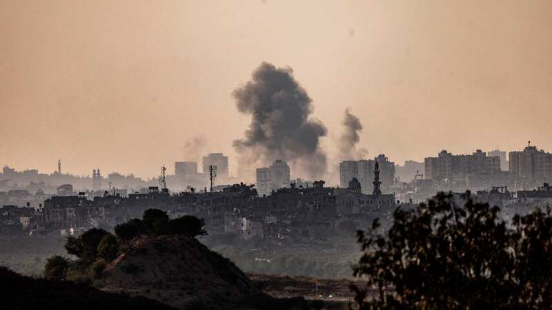 Explosion on the Israel-Gaza border (Image: Humphrey Nemar)