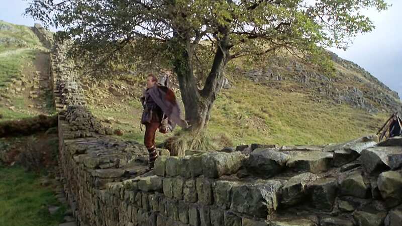 The Sycamore Gap tree in Robin Hood Prince of Thieves