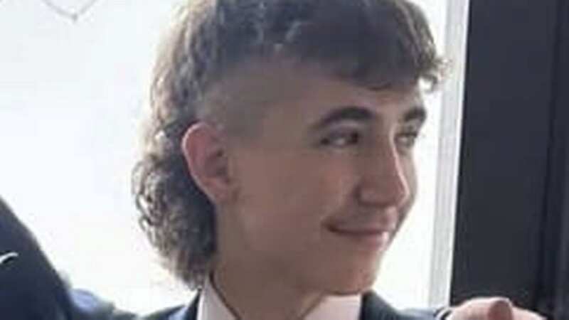 A teenager fell foul of school rules after getting his hair cut into a mullet (Image: Naomi Jenkins / SWNS)