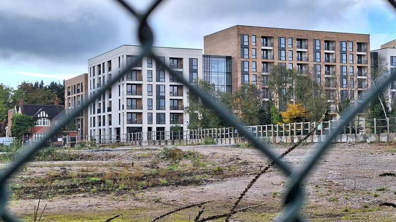 The Perry Barr housing development remains fenced off to the public almost five years since building work started (Image: No credit)