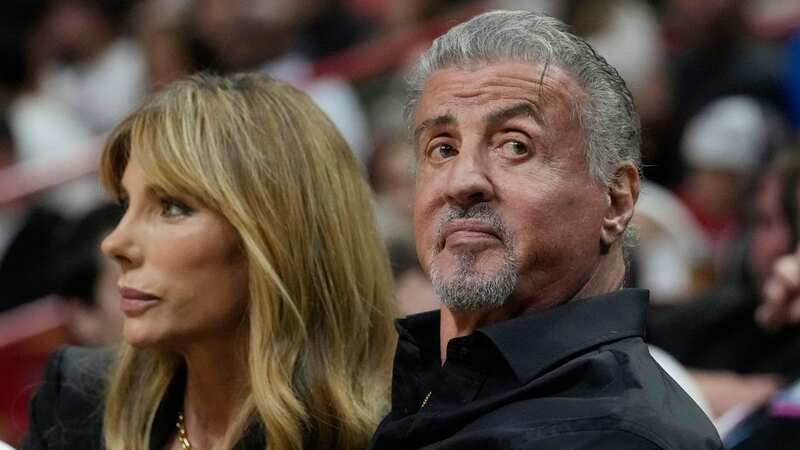 Actor Sylvester Stallone and his wife Jennifer cozied up at a basketball game together this week (Image: AP)