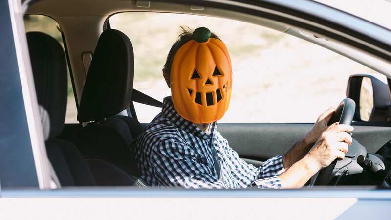 Drivers could be fined if they are wearing a Halloween costume at the wheel (Image: Getty Images/iStockphoto)