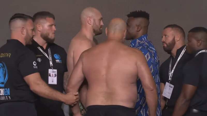 John Fury held back by security as he makes cringe call-out of Mike Tyson