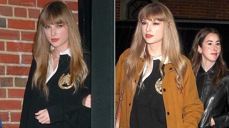 Taylor enjoyed a night out with her friends in New York City