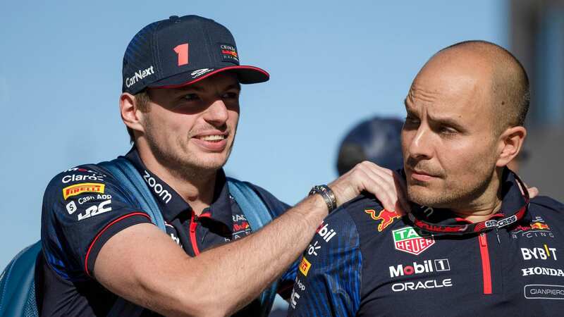 All is well between Max Verstappen and Gianpiero Lambiase (Image: Qian Jun/MB Media/Getty Images)