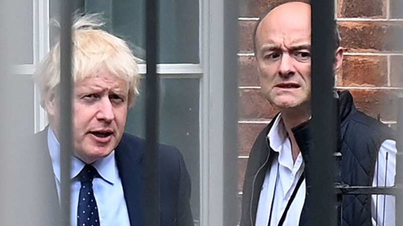 Former allies Boris Johnson and Dominic Cummings (Image: AFP via Getty Images)