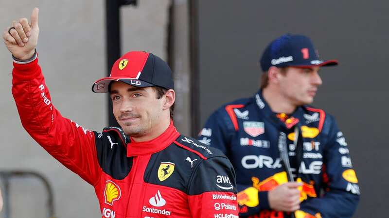 Max Verstappen was out-qualified by both Ferraris in Mexico (Image: AP)