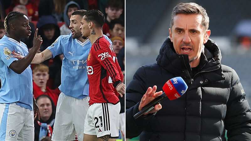 Neville launches rant at "embarrassing" Antony - but blames Man Utd team-mate
