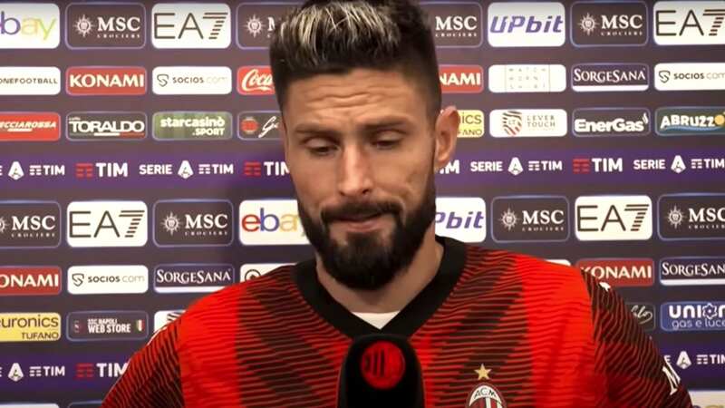 Olivier Giroud apologised to Stefano Pioli after the weekend