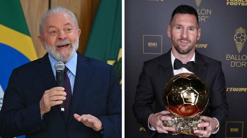President Lula wants Brazil kids to have a Brazillian idol, but believes they must resort to Messi (Image: Andre Borges/EPA-EFE/REX/Shutterstock)