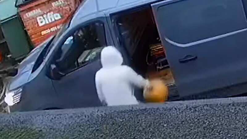 Moment cruel Amazon driver steals little girl